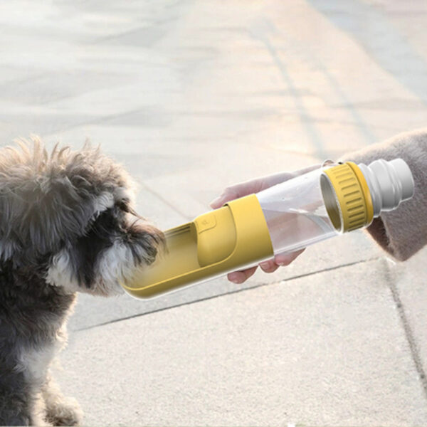 Dog Water Bottle Portable Leak Proof And Lightweight Water Bottle For Dogs Dog Travel Water Bottle With Bowl Dog Walking Accessories - Image 5