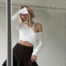 Two Fake Spliced Long-sleeved T-shirts And Tops