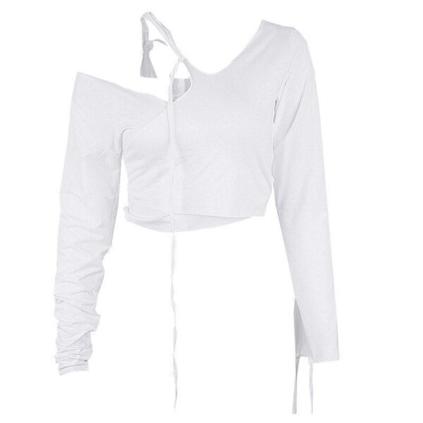 Two Fake Spliced Long-sleeved T-shirts And Tops - Image 7