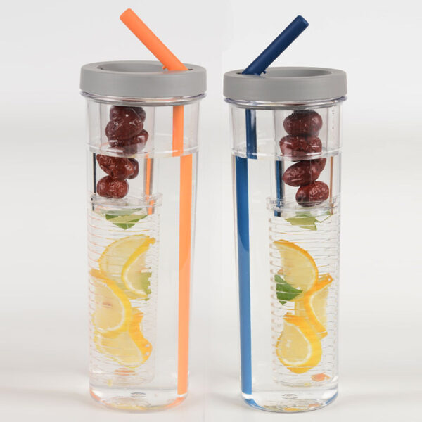 Water Bottle Portable Fruit Infuser Water bottle Sports Lemon Juice Bottle Flip Lid for Kitchen Camping Travel Outdoor - Image 4