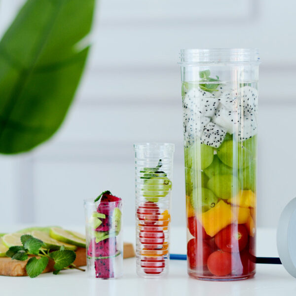 Water Bottle Portable Fruit Infuser Water bottle Sports Lemon Juice Bottle Flip Lid for Kitchen Camping Travel Outdoor - Image 3