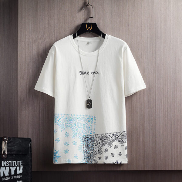 Short-sleeved T-shirts, Half-sleeved T-shirts, Loose Bottoming Shirts, Tops, Men's Clothing - Image 3