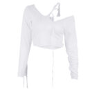 Two Fake Spliced Long-sleeved T-shirts And Tops