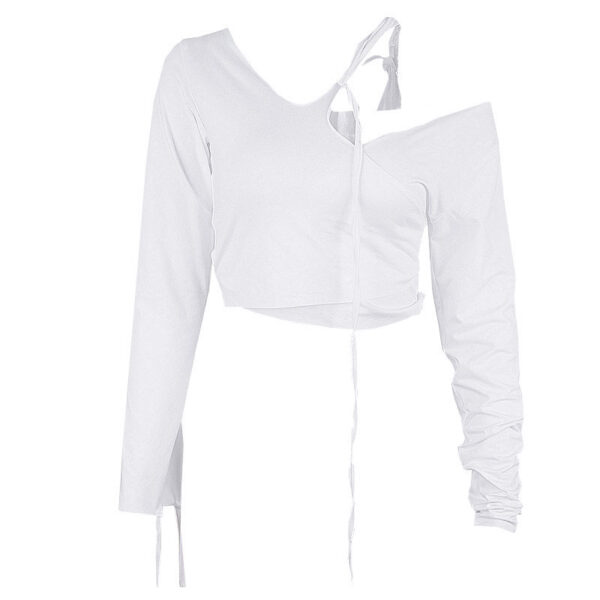 Two Fake Spliced Long-sleeved T-shirts And Tops - Image 5