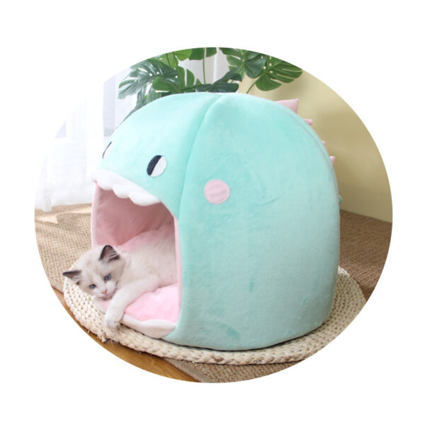 New Cave Cat House Pet Bed Tent Lounger Dog Basket Mat Puppy - Image 3