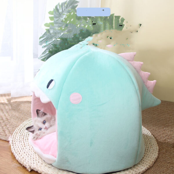 New Cave Cat House Pet Bed Tent Lounger Dog Basket Mat Puppy - Image 2