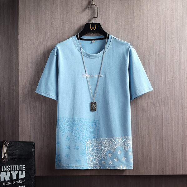 Short-sleeved T-shirts, Half-sleeved T-shirts, Loose Bottoming Shirts, Tops, Men's Clothing - Image 5