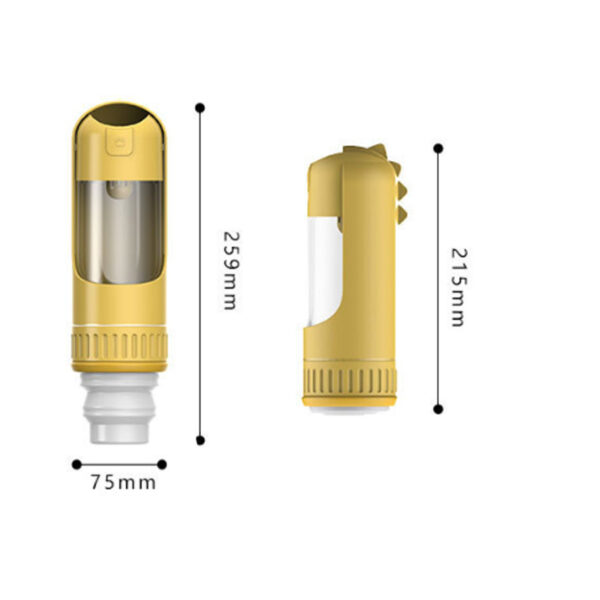 Dog Water Bottle Portable Leak Proof And Lightweight Water Bottle For Dogs Dog Travel Water Bottle With Bowl Dog Walking Accessories - Image 4